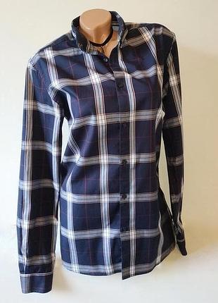 Стильна сорочка бойфренд в клітку картата