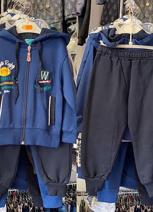 Спортивный костюм для мальчика ildes 7233 98 см синий