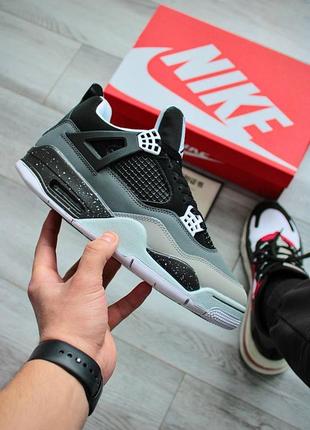 Кроссовки мужские nike air jordan 4 retro fear pack5 фото