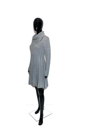 Відмінне плаття з срібною ниткою з щільного трикотажу calvin klein8 фото