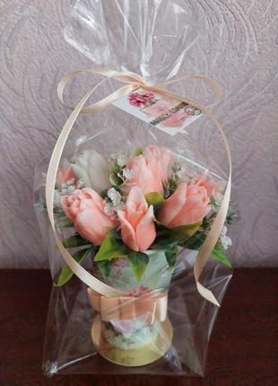 Букет із мила ручної роботи