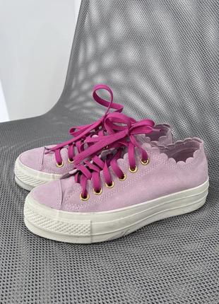 Кеди converse замша 37 р4 фото