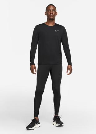 Футболка nike dri-fit miler mens long-sleeve running2 фото