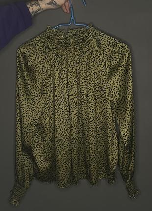 Блузка леопардова