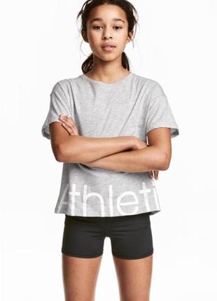 Качественные спортивные короткие лосины шорты h&m sport