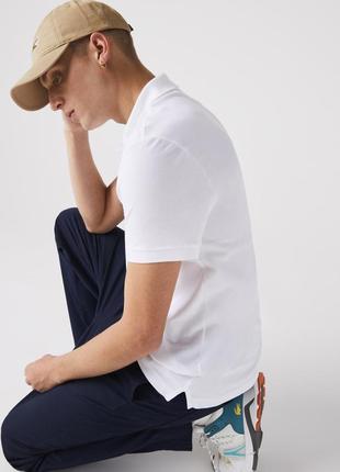 Футболка-поло lacoste erkek polo slim fit ph4012 0012 фото