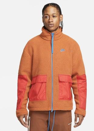 Кофта шерпа nike mens fleece full-zip jacket