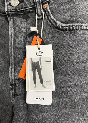 Mango zara джинсы мом брюки3 фото