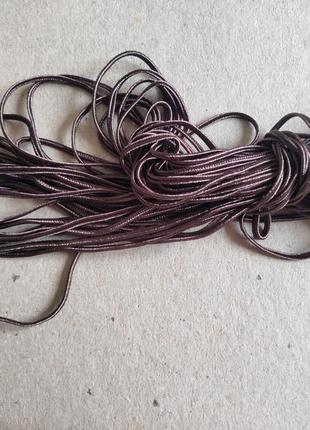 Сутаж коричневый