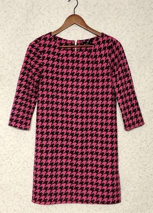 Плаття женское трикотажное в гусиную лапку 7