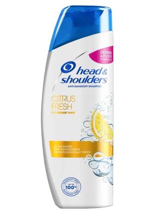 Шампунь для волос  против перхоти head & shoulders citrus fresh цитрусовая свежесть  400мл