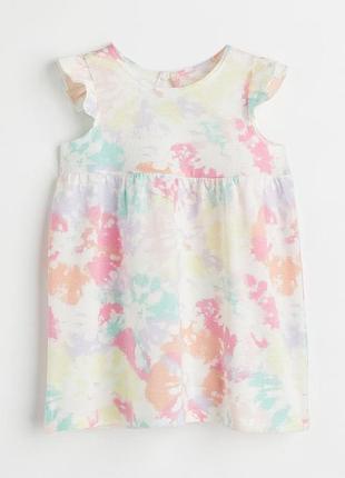 Летнее платье без рукавов для девочки h&amp;m