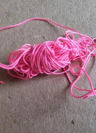 Шнур розовый