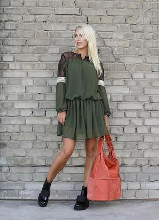 Легке шифонове плаття вільний крій польща (byolala)