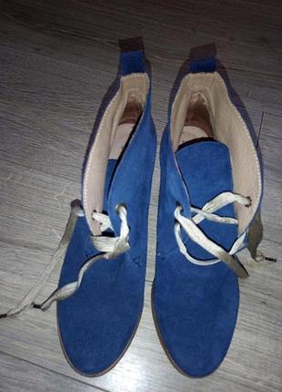 Ботинки деми кожа натуральная бренд annette cortz испания 38-24см