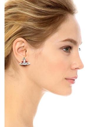 Сережки vivienne westwood сердечка