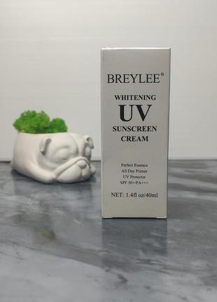 Відбілювальний сонцезахисний крем breylee whitening uv sunscreen cream 50+\pa+++