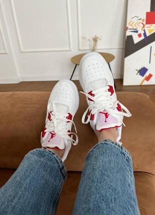 Air jordan 4 retro white/red