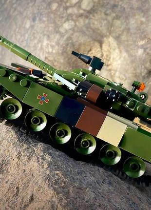 Дитячий конструктор танк т-64 військовий 502 деталі xingbao5 фото