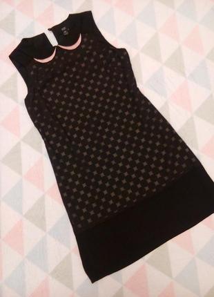 Платье двухслойное с воротничком f&f, разм.36