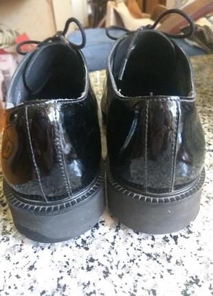 Найзручніші чернія лакированние туфлі rockport4 фото