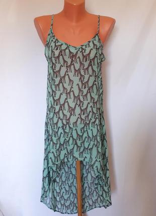 Удленненая майка у жирафи ambiance apparel ( розмір 36)