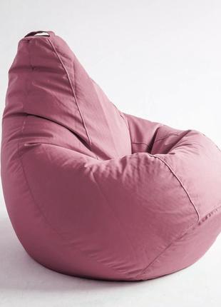 Кресло мешок оксфорд розовое, пуфик мешок кресло розовое, кресло груша розовая, безкаркасне крісло мішок7 фото