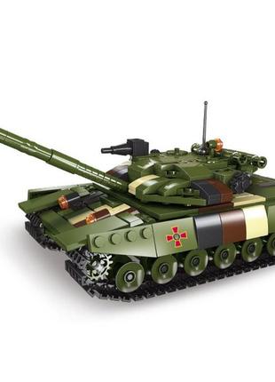 Конструктор військовий танк т-64 xingbao 502 деталі