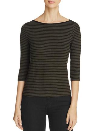 Лонгслив zara organic cotton stripe green/black7 фото