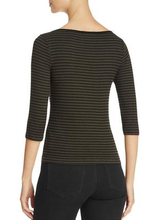 Лонгслив zara organic cotton stripe green/black8 фото