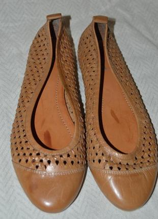 Туфлі-балетки шкіра tu розмір 42 (8) 41, балетки туфлі шкіра