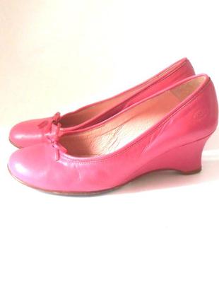 Распродажа❤❤❤ кожаные туфли на танкетке, р.38 код t3810