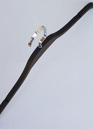 Плічка вішалки тремпеля lt903 матовий soft-touch чорного кольору, довжина 40,5 см4 фото