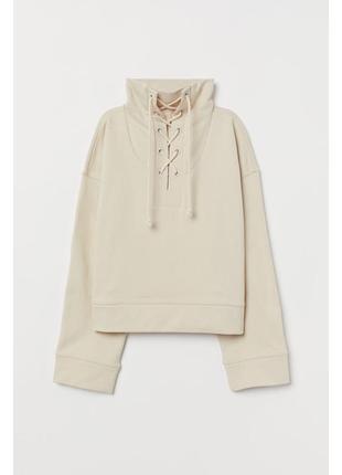 Свитшот h&amp;m бежевый xs