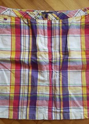 Хлопковая мини юбка от tommy hilfiger! p.-10
