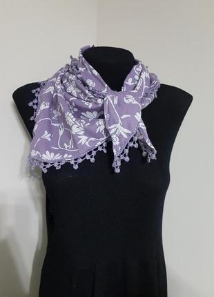 Хлопковая косынка 7
