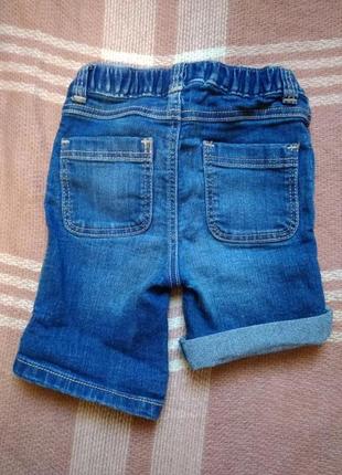 Шорты джинсовые мальчику на 12-18 месяцев3 фото