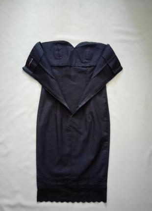 Плотное стрейчевое хлопковое платье размер s-м2 фото