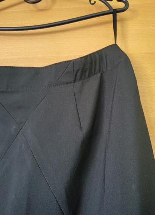 Чёрная длинная юбка пояс резинка  maxime3 фото