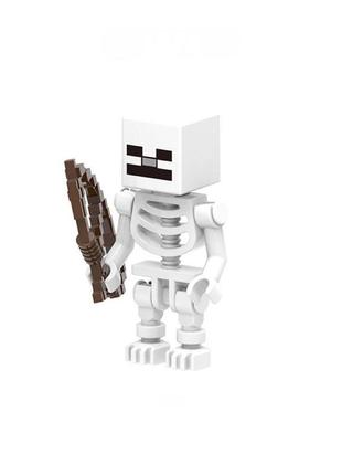 Фігурка в стилі  майнкрафт скелет з луком / фигурка в стиле  майнкрафт скелет с луком1 фото