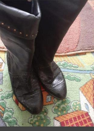 Шкіряні казаки чоботи труби
