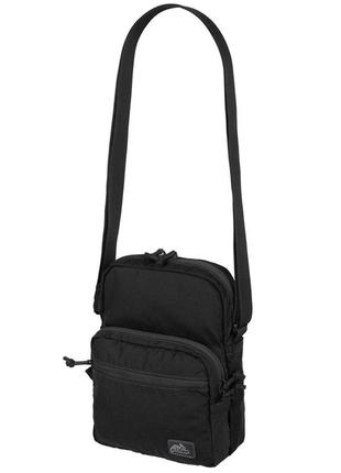 Тактическая сумка на плечо helikon edc 2л 23 x 19 x 4,5 см черный (tb-ecs-cd-11) h