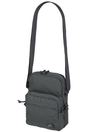 Тактическая сумка на плечо helikon edc 2л 23 x 19 x 4,5 см серый (tb-ecs-cd-11) h1 фото