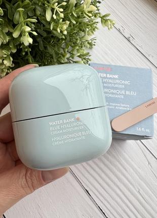 Laneige water bank blue hyaluronic cream moisturizer 💙 увлажняющий крем для лица с гиалуроновой кислотой