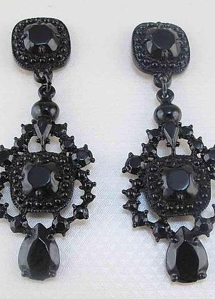 Серьги-гвоздики богемия