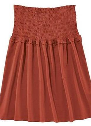 Юбка-топ 2 в 1 р.s 36-38 трансформер esmara германия терракотовый цвет