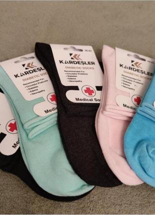 Женские носки без резинки набор 4 шт