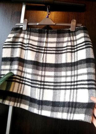 Шикарная оригинальная новая меховая юбка спідниця. мягенькая. акрил. new look8 фото