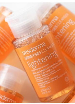 Седермаsensyses cleanser lighteningсредство для снятия макияжа для гипер-пигментированной кожи2 фото