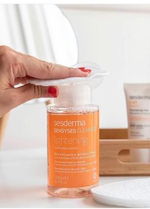 Сесдерма sesderma sensyses cleanser lightening 
засіб для зняття макіяжу для гіпер